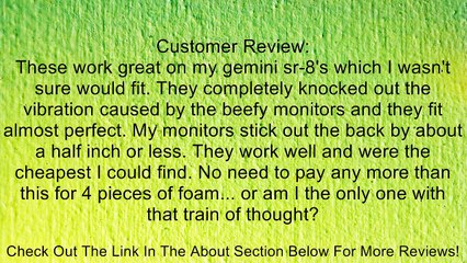 Adam Hall PAD ECO Series SPADECO2 Monitor Isolation Pad Review