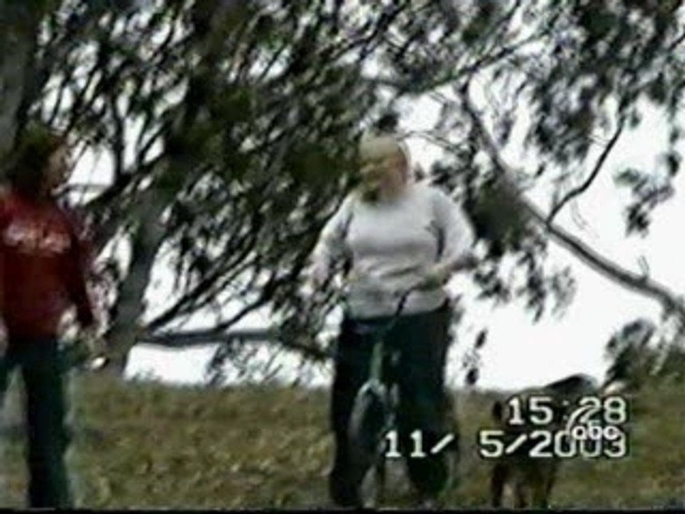 Mamie fait du velo