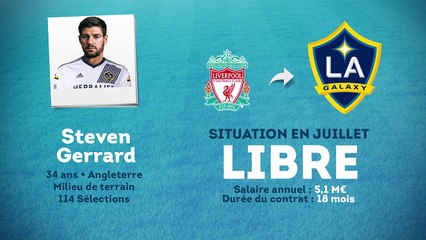 Officiel : Steven Gerrard rejoint  les Los Angles Galaxy !