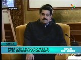 Venezuelan leader meets with Chinese business community