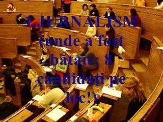 Topul facultatilor inutile din Romania