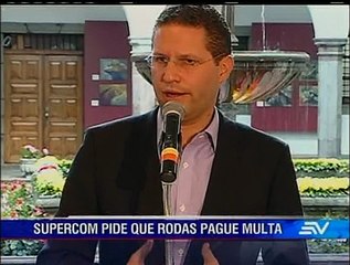 Contraloría deberá cobrar multa de $3.400 a Mauricio Rodas