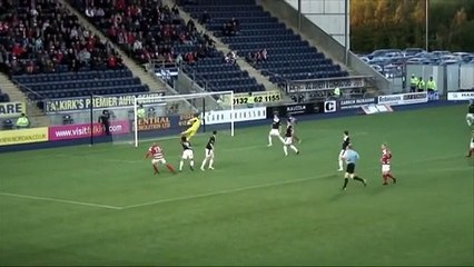 Beck rescues draw for Bairns in play-off