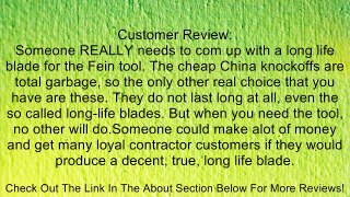 Fein 63502160030 Long Life 1-3/8-Inch E-Cut Blade, 10-Pack Review