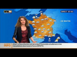 2014 12 15 - FANNY AGOSTINI - BFM TV - LA METEO