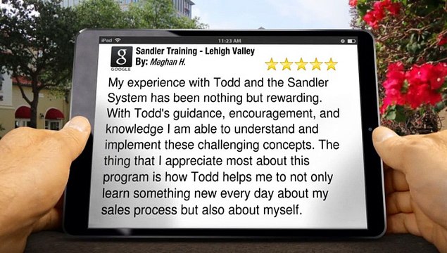 Sandler Training - Lehigh Valley Allentown Perfect 5 Star Review by Meghan H.