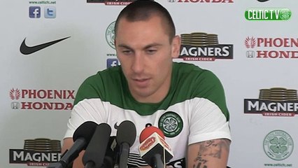 Celtic FC - Scott Brown pre-match vs Dundee Utd