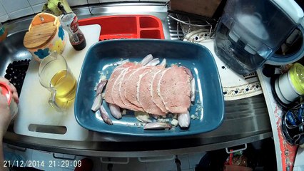 Bifinhos de Lombo de Porco Assados no Forno