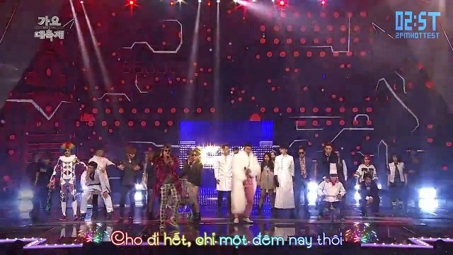 [Vietsub - 2ST] [261214] Quẩy lên (Remix) @ 2014 K B S sân khấu cuối năm