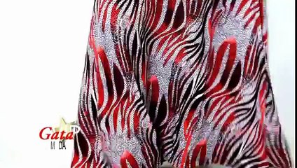 Gata Vip Confecção - Vestido longo de liganete no atacado