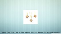 Beautiful Black Hills Gold 3 Leaf earrings & Necklace Pendant Set Review