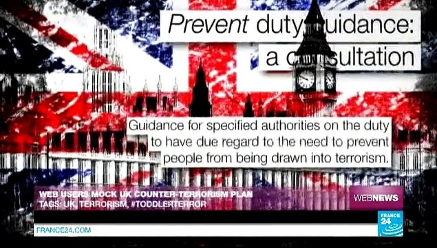Web users mock UK counter-terrorism plan