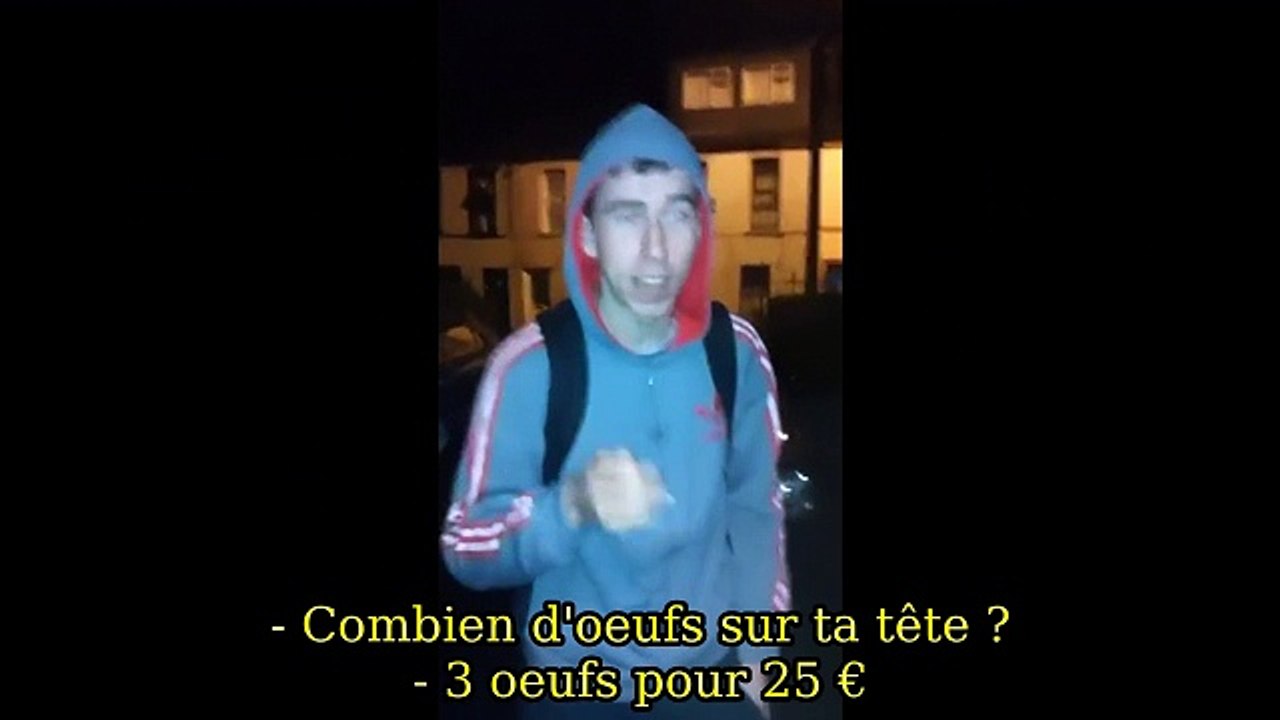 La blague des 3 oeufs écrasés sur la tête ! a voir
