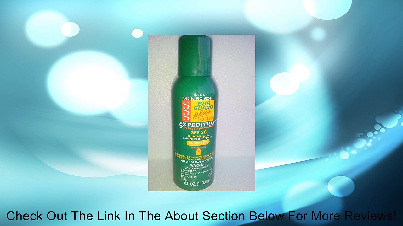 Avon Sss Spf#30 Bug Guard + Expedition Unsc 4oz Aerosol Review