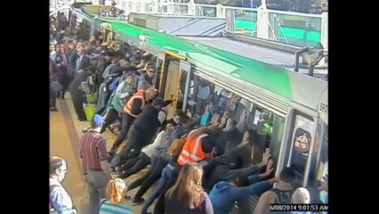 Footage From The Stirling Train Station Incident This Morning