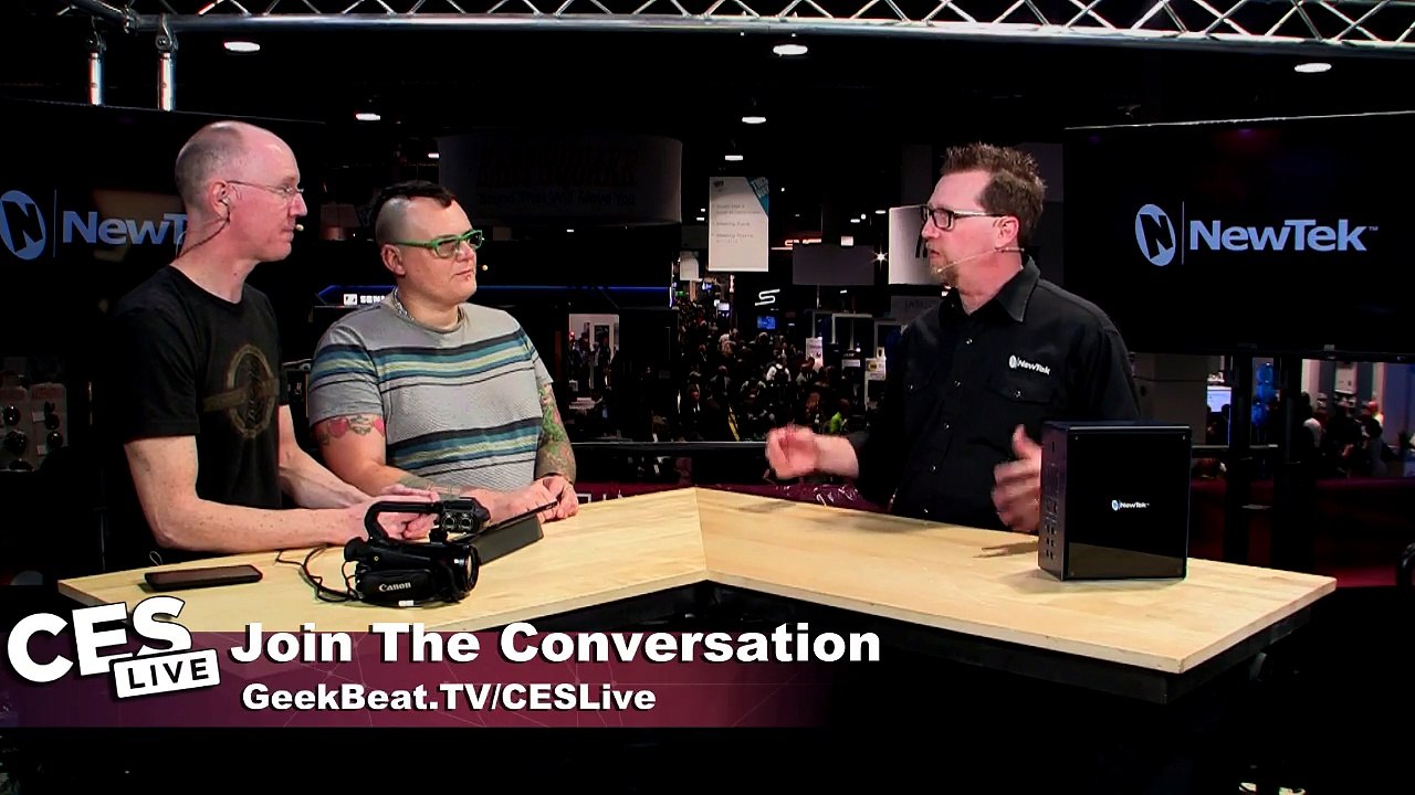 NewTek and the Tricaster Mini Invade ceslive #CES2015 - GeekBeat Tips & Reviews