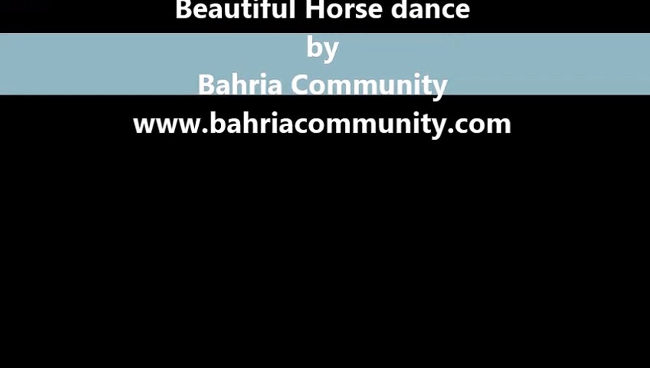 Horse dancing by Bahria Community