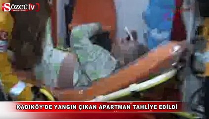 Kadıköy'de yangın paniği