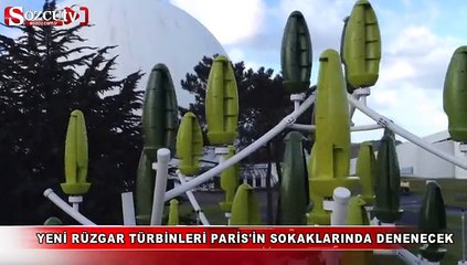 Paris’e rüzgar ağaçları dikilecek