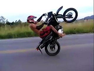 Oppss.......Bike stunt failed -