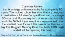 JJC Rubber Sealed Water Proof Memory Card Case for 4 Cf Cards 8 Sd Cards Review