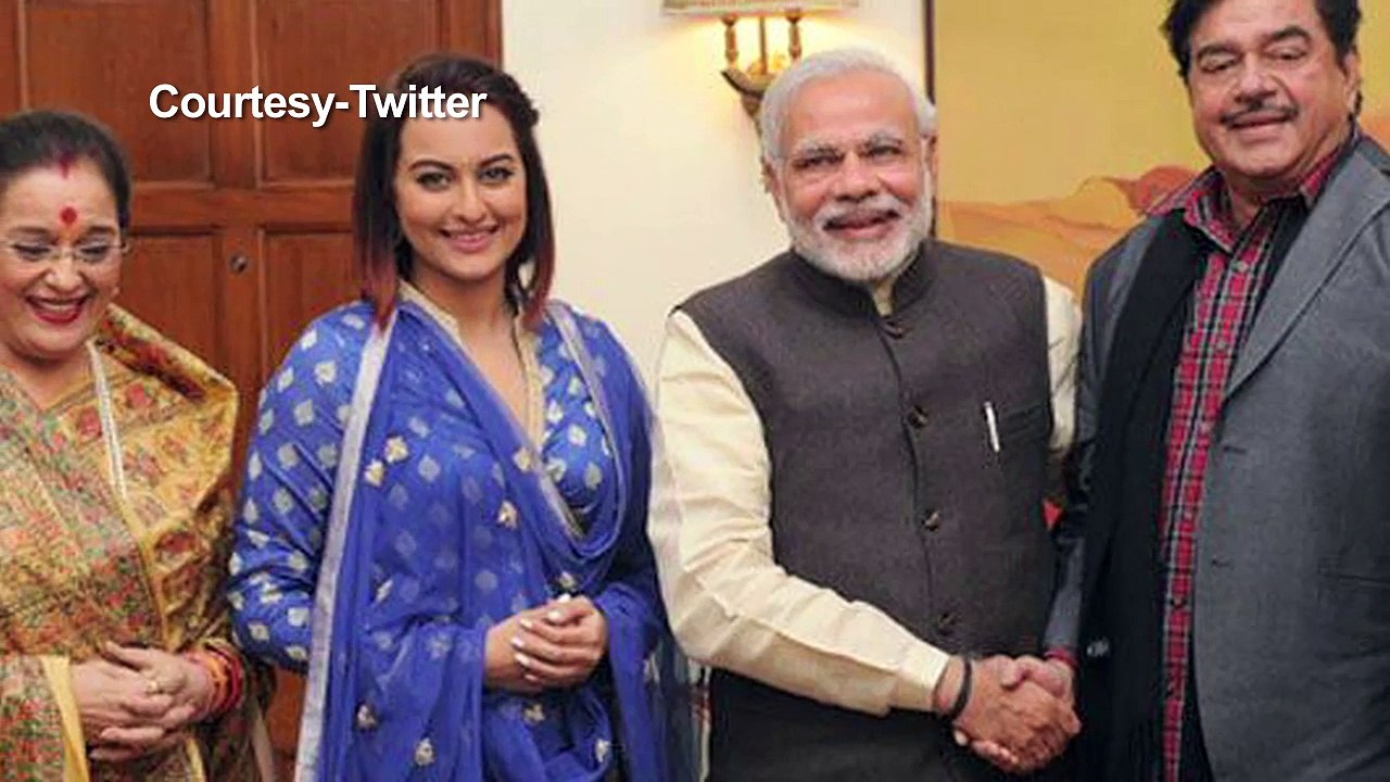 Watch Sonakshi Sinha meets PM Narendra Modi