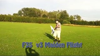 F-35 V3 RCPowers Maiden Flight