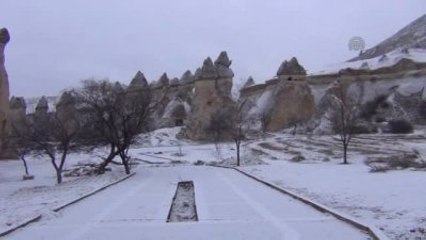 Kapadokya Beyaza Büründü