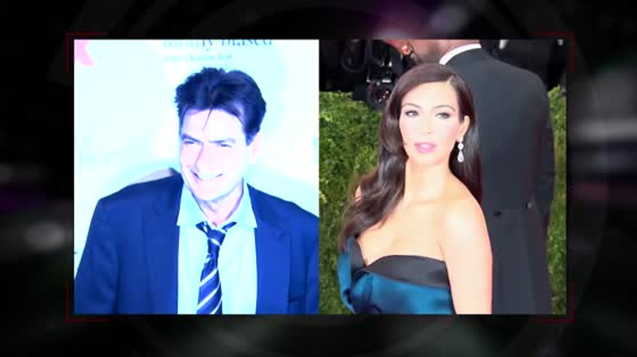 Charlie sheen zieht über kim kardashian her