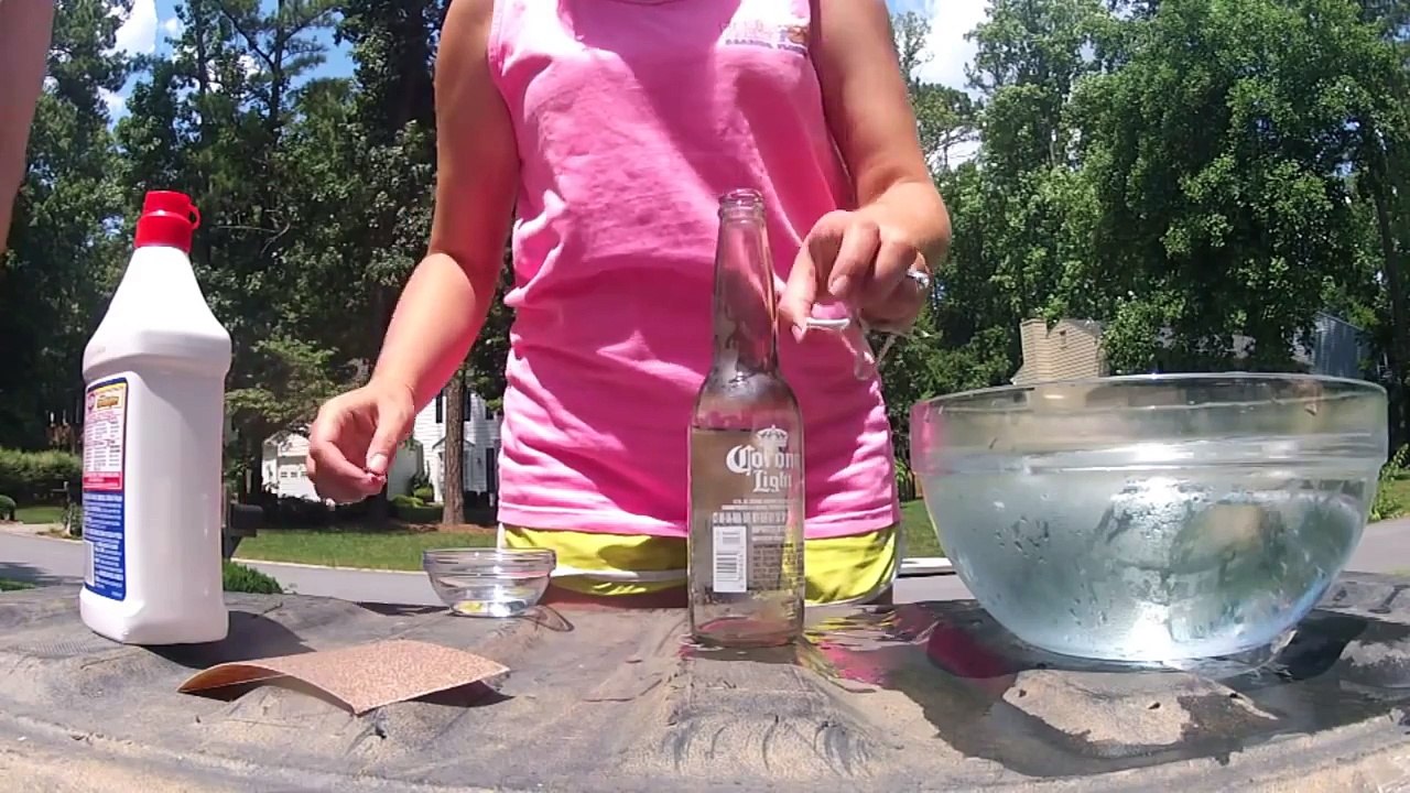 Fabriquer un verre avec une bouteille de bière