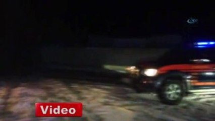 Hasta Kurtarmaya Giden Ambulans Kara Saplandı