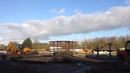 Un rafale passe au dessus de Bodilis