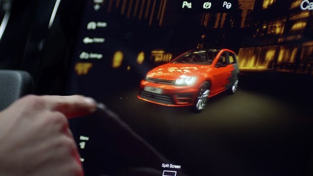 CES 2015 - Volkswagen Golf R Touch : commandes sans contact