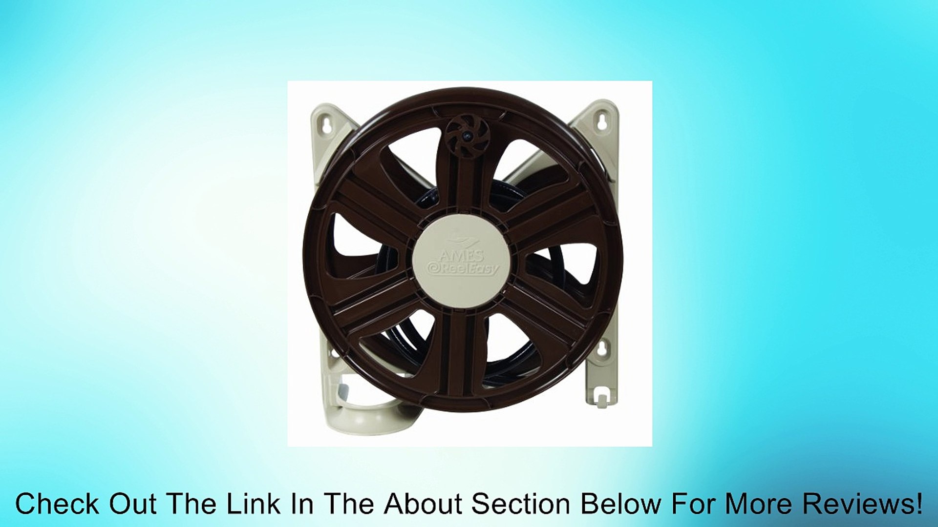 Ames 2388340 ReelEasy Side Mount Hose Reel, 100-Feet Hose, Tan and Brown  Review - video Dailymotion