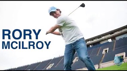 Rory McIlroy Drives a Tennis Ball through the Yale Bowl Tunnel Video