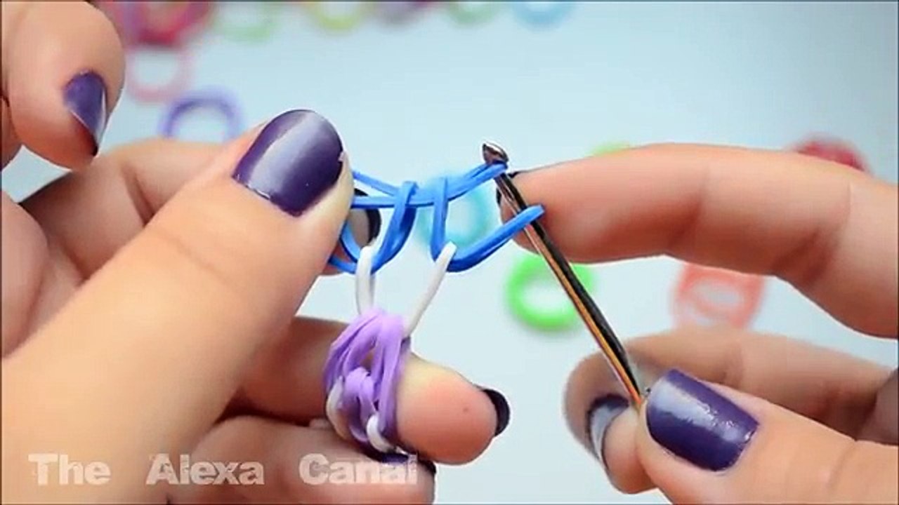 ♥ Tutorial- Pulsera Cadena de Corazones de gomitas (sin telar) ♥