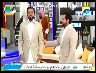 Amir Liaquat Perody in his own show Subah e pakistan