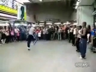 Breakdancer Kicks 3 Year Old