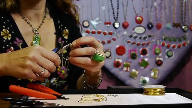 Handmade Hammered Brass Earrings - Earrings & Jewelry