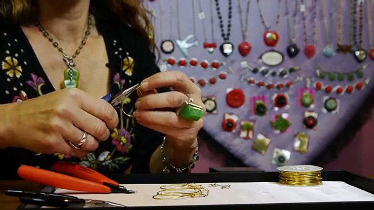 Handmade Hammered Brass Earrings - Earrings & Jewelry