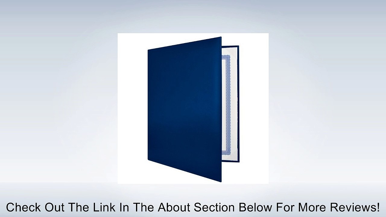 Blue Padded Diploma Covers - Set of 25 Review