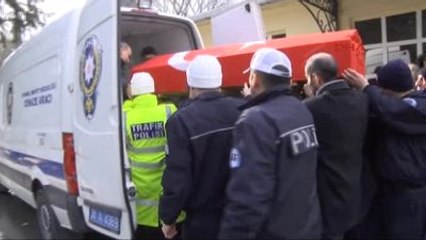 Şehit Polisin Cenazesi Emniyete Eskort Eşliğinde Götürüldü