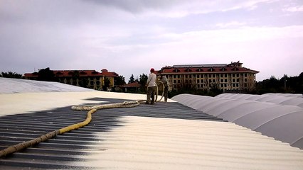 birpol sprey poliüretan köpük çatı izolasyonu 0533.662.92.68