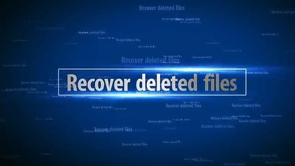 Recover deleted files