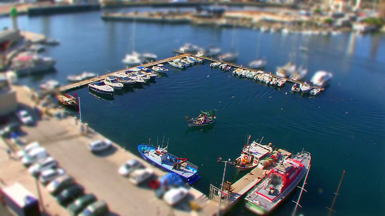 La Ciotat en tilt shift
