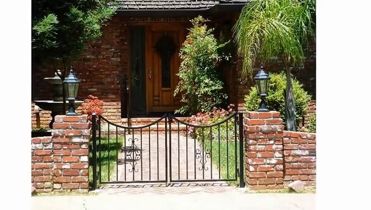 Uniquely Designed Iron Courtyard Gates Sacramento
