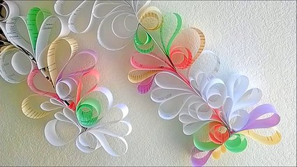 -Paper Swirls Room Decoration DIY-