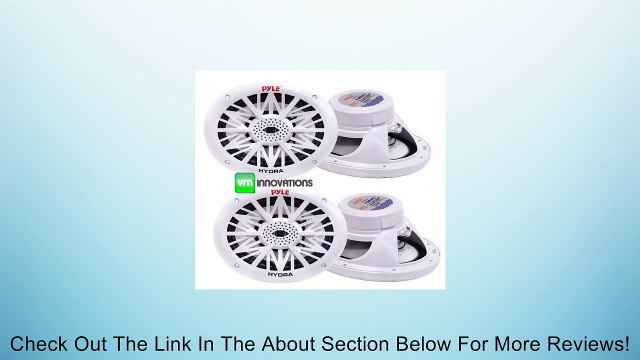 4) NEW PYLE PLMR692 6x9 1040 Watt Boat/Marine Speakers Review