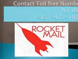 1-855-472-1897 RocketMail Helpline Toll free number for USA