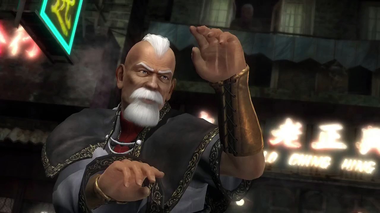 DEAD OR ALIVE 5 Last Round - Gen Fu vs Eliot (HD)